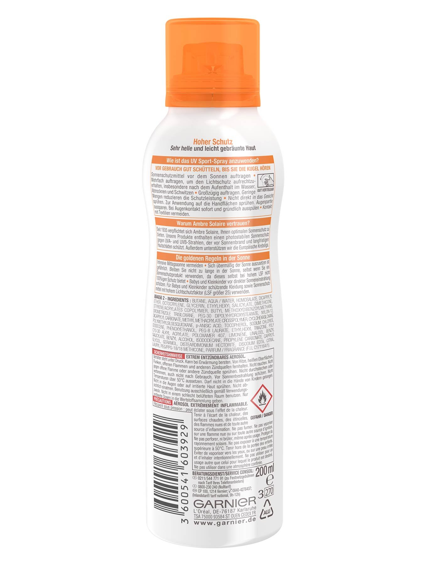 Sonnenschutz-Spray-LSF-50-Ambre-Solaire-UV-Sport-200ml-Rueckseite-Garnier-Deutschland-gr